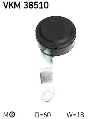 Galet tendeur de courroie d'accessoire SKF ref. VKM 38510